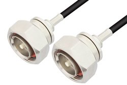 7/16 DIN Male to 7/16 DIN Male Cable Using RG58 Coax