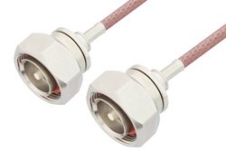 7/16 DIN Male to 7/16 DIN Male Cable Using RG142 Coax