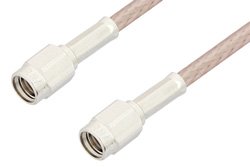 SSMA Male to SSMA Male Cable 24 Inch Length Using RG316 Coax, RoHS