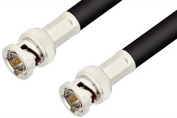 75 Ohm BNC Male to 75 Ohm BNC Male Cable 36 Inch Length Using 75 Ohm RG6 Coax