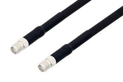 SMA Female to SMA Female Cable Using RG223 Coax with HeatShrink in 100CM