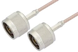 N Male to N Male Cable 60 Inch Length Using RG316-DS Coax