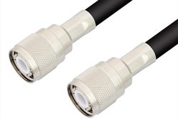 HN Male to HN Male Cable 72 Inch Length Using RG8 Coax, RoHS