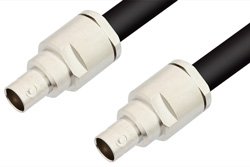 75 Ohm BNC Female to 75 Ohm BNC Female Cable Using 75 Ohm RG11 Coax, RoHS