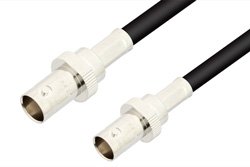 75 Ohm BNC Female to 75 Ohm BNC Female Cable Using 75 Ohm RG59 Coax