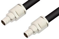 75 Ohm BNC Female to 75 Ohm BNC Female Cable Using 75 Ohm RG216 Coax , LF Solder