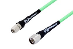 N Male to TNC Male Low Loss Test Cable 48 Inch Length Using PE-P300LL Coax