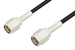 SMA Male to SMA Male Cable 12 Inch Length Using RG174 Coax