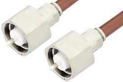 LC Male to LC Male Cable 108 Inch Length Using RG393 Coax