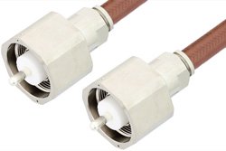 LC Male to LC Male Cable 120 Inch Length Using RG393 Coax, RoHS