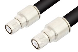 HN Male to HN Male Cable 12 Inch Length Using RG218 Coax