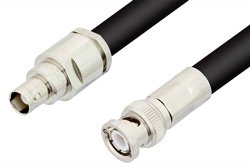 BNC Male to BNC Female Cable 48 Inch Length Using RG8 Coax, RoHS