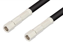 SMC Plug to SMC Plug Cable 12 Inch Length Using RG223 Coax