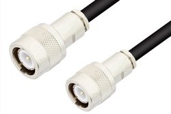 C Male to C Male Cable Using 75 Ohm RG59 Coax