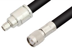 SMA Male to TNC Male Cable 36 Inch Length Using RG213 Coax, RoHS