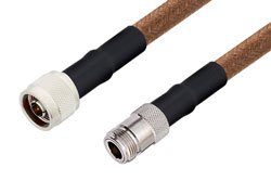N Male to N Female Cable 48 Inch Length Using RG225 Coax