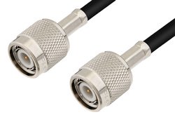 TNC Male to TNC Male Cable 36 Inch Length Using 93 Ohm RG62 Coax