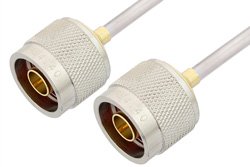 N Male to N Male Cable 12 Inch Length Using PE-SR402AL Coax