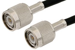 TNC Male to TNC Male Cable 36 Inch Length Using RG223 Coax