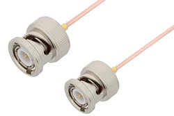 BNC Male to BNC Male Cable Using PE-047SR Coax, RoHS