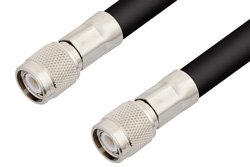 TNC Male to TNC Male Cable 72 Inch Length Using RG8 Coax
