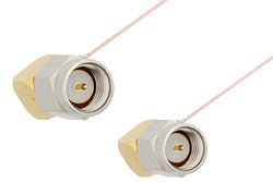 SMA Male Right Angle to SMA Male Right Angle Cable 36 Inch Length Using PE-020SR Coax