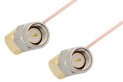 SMA Male Right Angle to SMA Male Right Angle Cable Using PE-034SR Coax