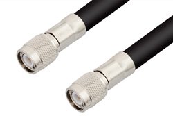 TNC Male to TNC Male Cable 60 Inch Length Using RG213 Coax, RoHS