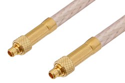 MMCX Plug to MMCX Plug Cable 12 Inch Length Using RG316 Coax