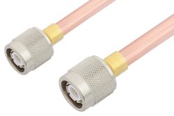 TNC Male to TNC Male Cable 12 Inch Length Using RG401 Coax
