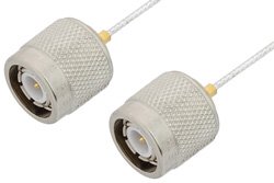 TNC Male to TNC Male Cable Using PE-SR047FL Coax, RoHS