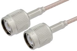 TNC Male to TNC Male Cable 12 Inch Length Using RG316-DS Coax