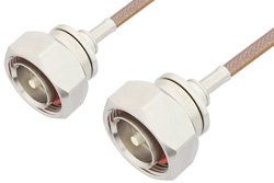 7/16 DIN Male to 7/16 DIN Male Cable Using RG400 Coax