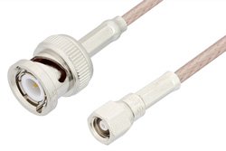 SMC Plug to BNC Male Cable 36 Inch Length Using RG316-DS Coax