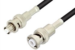 MHV Male to SHV Plug Cable Using RG223 Coax
