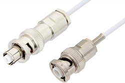 MHV Male to SHV Plug Cable Using RG188 Coax, RoHS