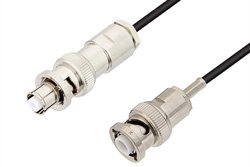 MHV Male to SHV Plug Cable Using RG174 Coax