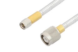 SMA Male to TNC Male Cable Using PE-SR401FL Coax, RoHS