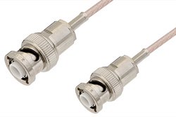 MHV Male to MHV Male Cable 24 Inch Length Using RG316 Coax, RoHS