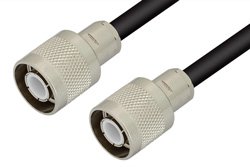 SC Male to SC Male Cable 72 Inch Length Using 75 Ohm RG59 Coax, RoHS