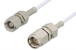 SMA Male to SMC Plug Cable 12 Inch Length Using RG196 Coax