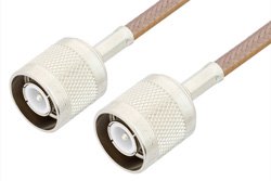 SC Male to SC Male Cable Using RG400 Coax, RoHS