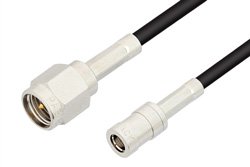 SMA Male to SMB Plug Cable 18 Inch Length Using PE-B100 Coax