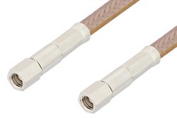 SMC Plug to SMC Plug Cable 12 Inch Length Using RG400 Coax