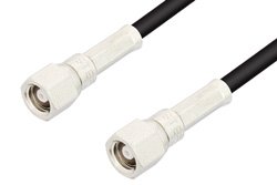 SMC Plug to SMC Plug Cable 12 Inch Length Using PE-B100 Coax