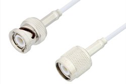 TNC Male to BNC Male Cable 12 Inch Length Using RG188 Coax