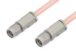 3.5mm Male to 3.5mm Male Cable 60 Inch Length Using RG402 Coax, LF Solder, RoHS