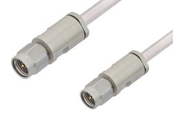 3.5mm Male to 3.5mm Male Cable 6 Inch Length Using PE-SR402AL Coax