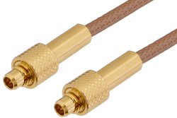 MMCX Plug to MMCX Plug Cable 4 Inch Length Using RG178 Coax