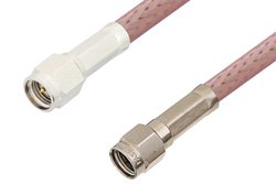 SMA Male to Reverse Polarity SMA Male Cable Using RG142 Coax, RoHS